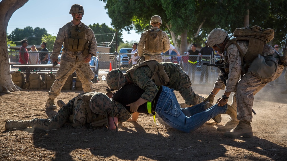 Marines conduct FHA-IDM exercise at Kiwanis Park