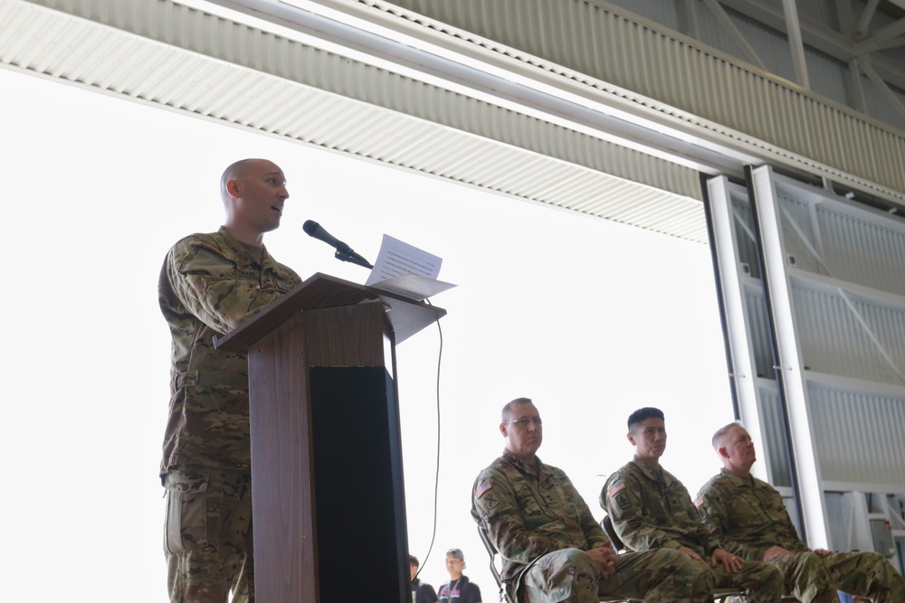 Company B, 171st Aviation Regiment Deployment Ceremony