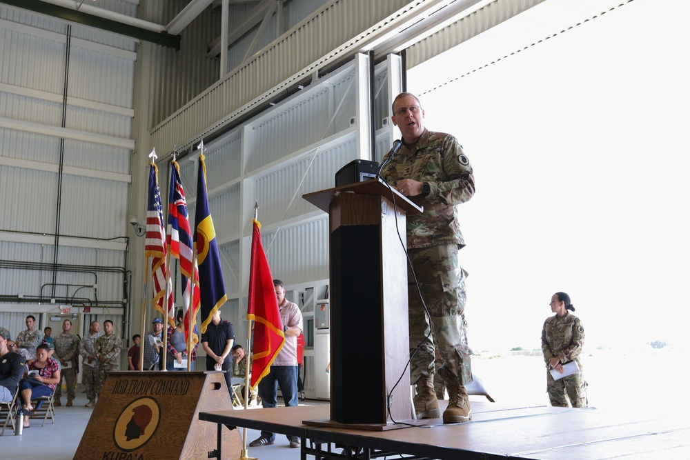 Company B, 171st Aviation Regiment Deployment Ceremony