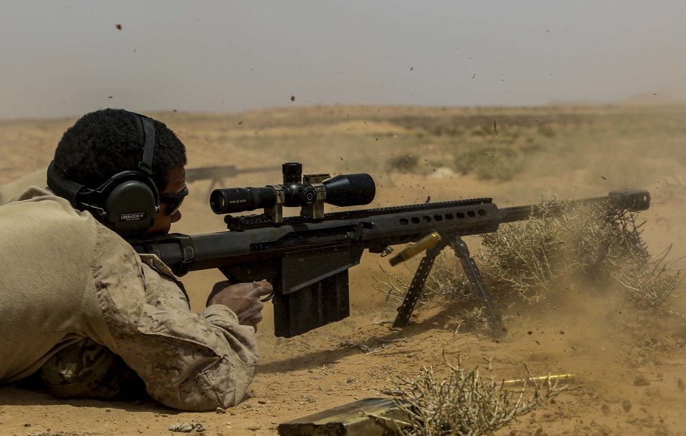 26th MEU sniper platoon hones skills in Jordan