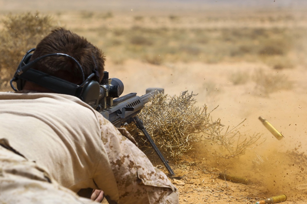 26th MEU sniper platoon hones skills in Jordan