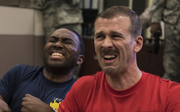 18 SFS and 18 AMXS Airmen switch jobs for a day