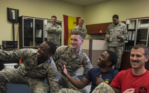 18 SFS and 18 AMXS Airmen switch jobs for a day