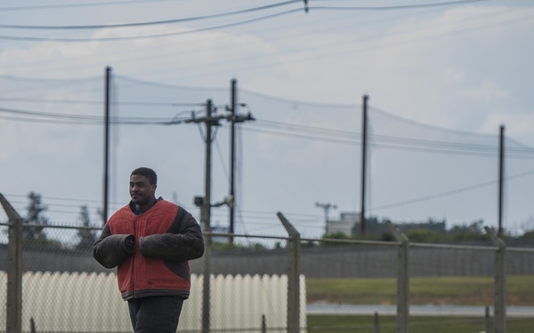 18 SFS and 18 AMXS Airmen switch jobs for a day