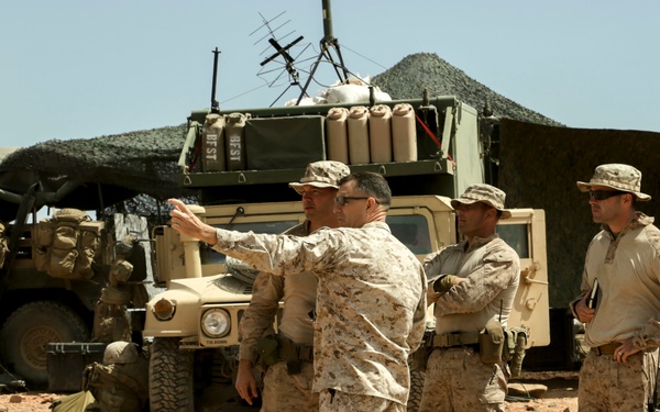 TF 51/5 CG visit to Al Quwayrah