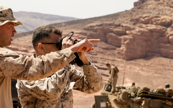 TF 51/5 CG visit to Al Quwayrah