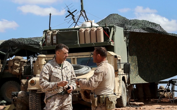 TF 51/5 CG visit to Al Quwayrah