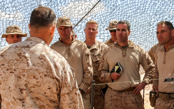 TF 51/5 CG visit to Al Quwayrah