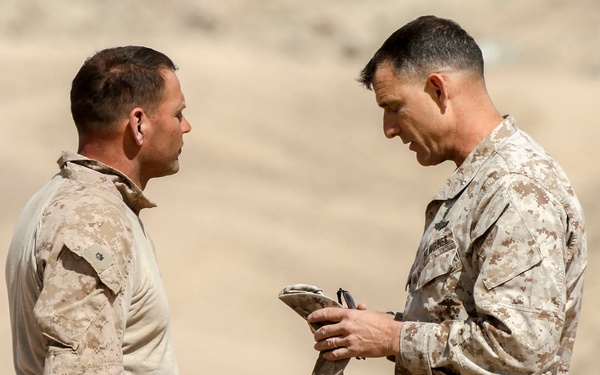 TF 51/5 CG visit to Al Quwayrah