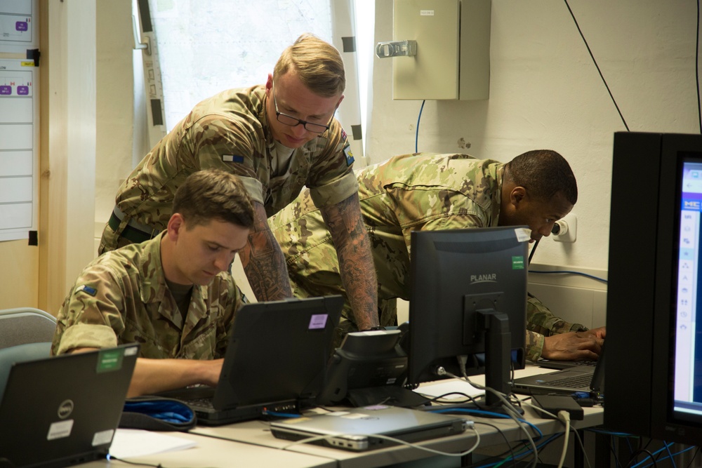 U.S. Army works with allies to maintain multinational information system.