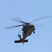 U.S. Army Medevac soars through nuclear catastrophe training