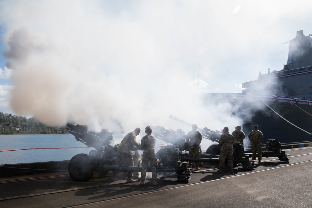 USS Portland Commissioning Ceremony