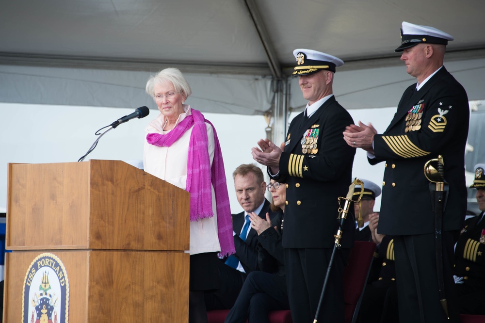 USS Portland Commissioning Ceremony