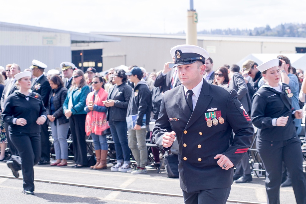 USS Portland Commissioning Ceremony