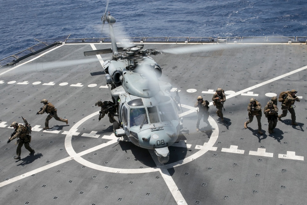 MRF Marines conduct VBSS during CERTEX