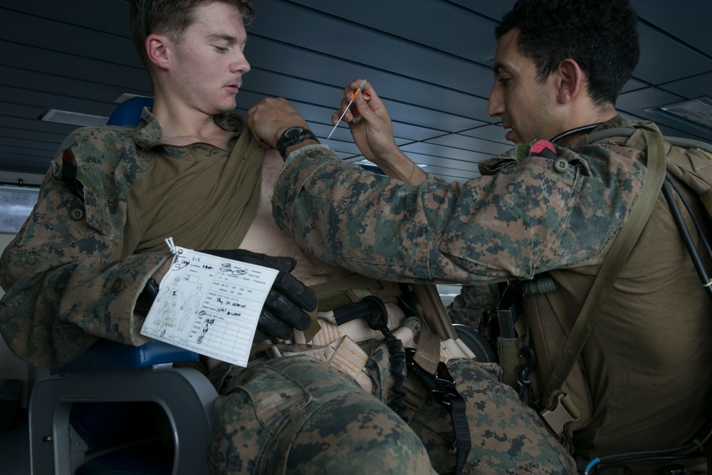 MRF Marines conduct VBSS during CERTEX