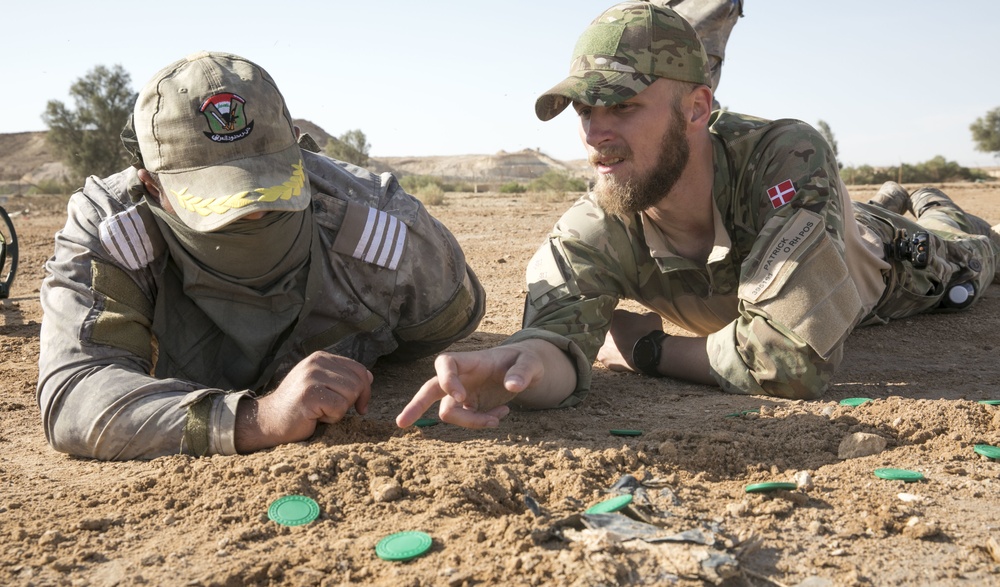 Improvised explosive device detection exercise