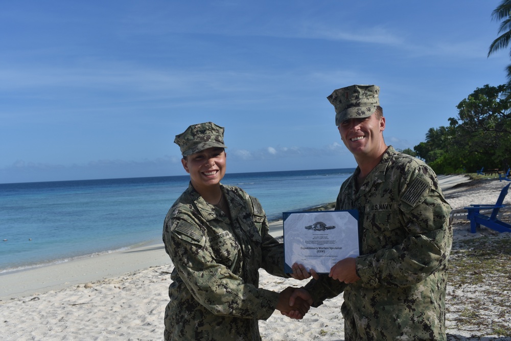 Naval Mobile Construction Battalion (NMCB) 11 Construction Civic Action Detail Marshall Islands April 20th 2018
