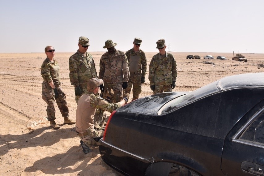 Missouri National Guard engineers get valuable training with active duty explosive ordnance disposal unit