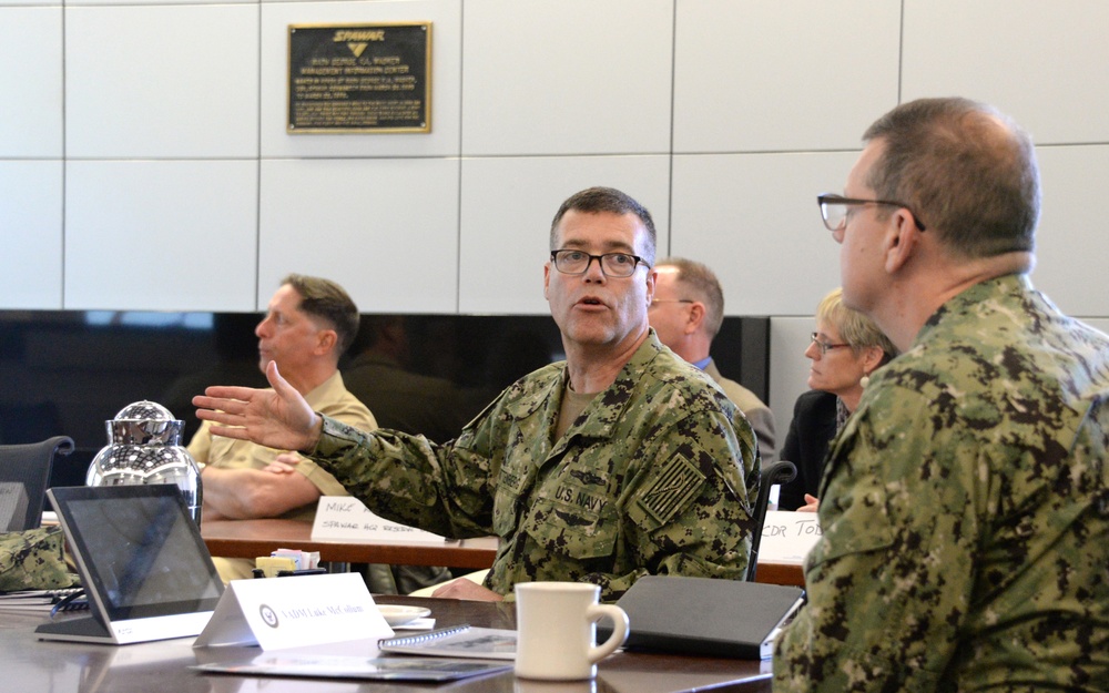 Chief of Navy Reserve Visits SPAWAR