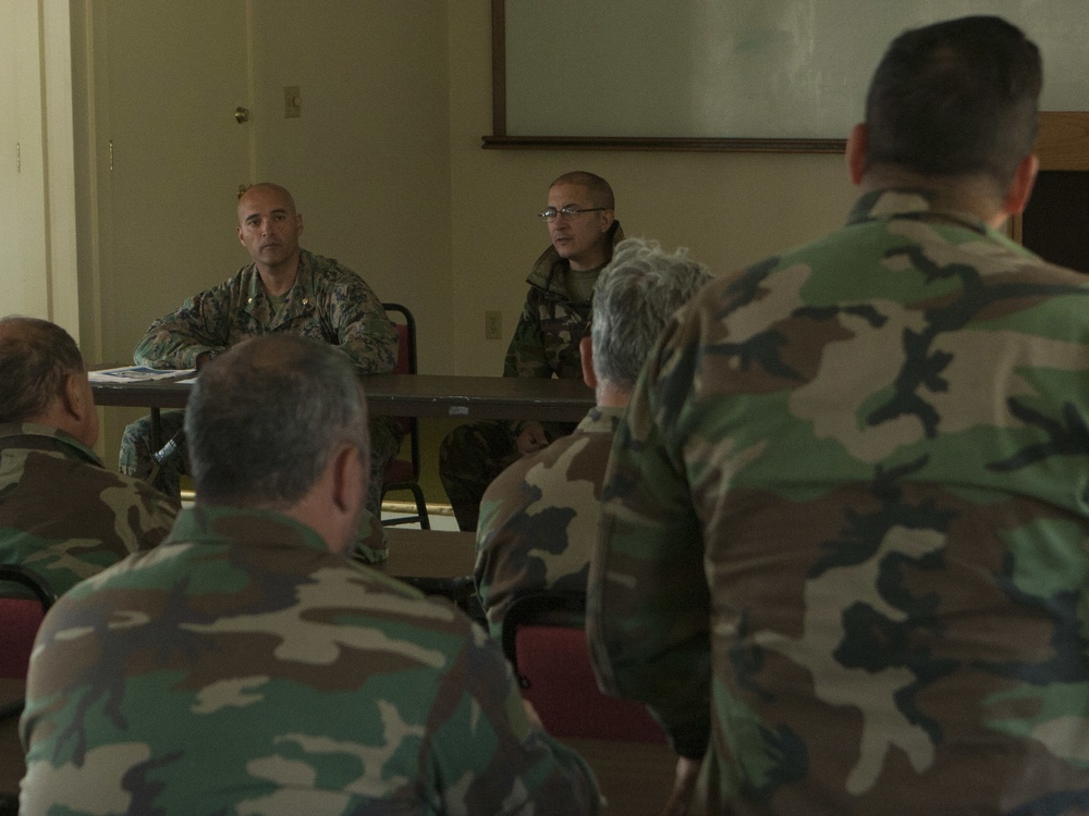 SPMAGTF-SC Marines learn to train foreign security forces