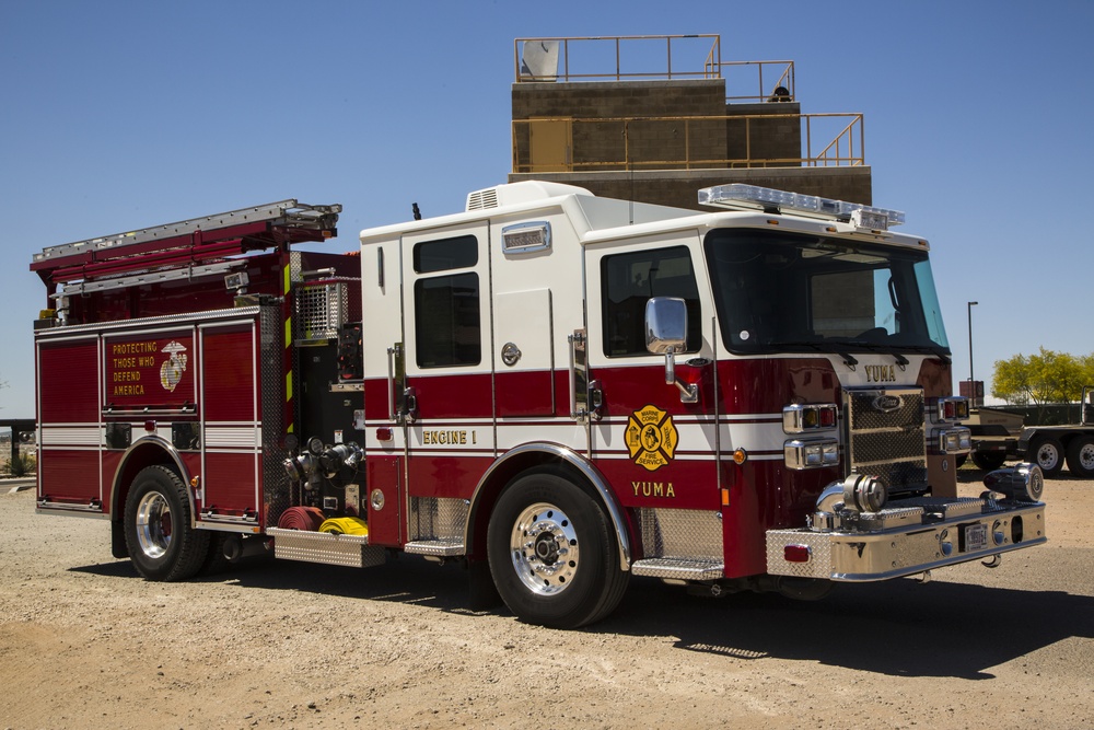 MCAS Yuma Firefighters Conduct New Hire Training