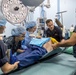 Service members conduct mass casualty drill aboard USNS Mercy