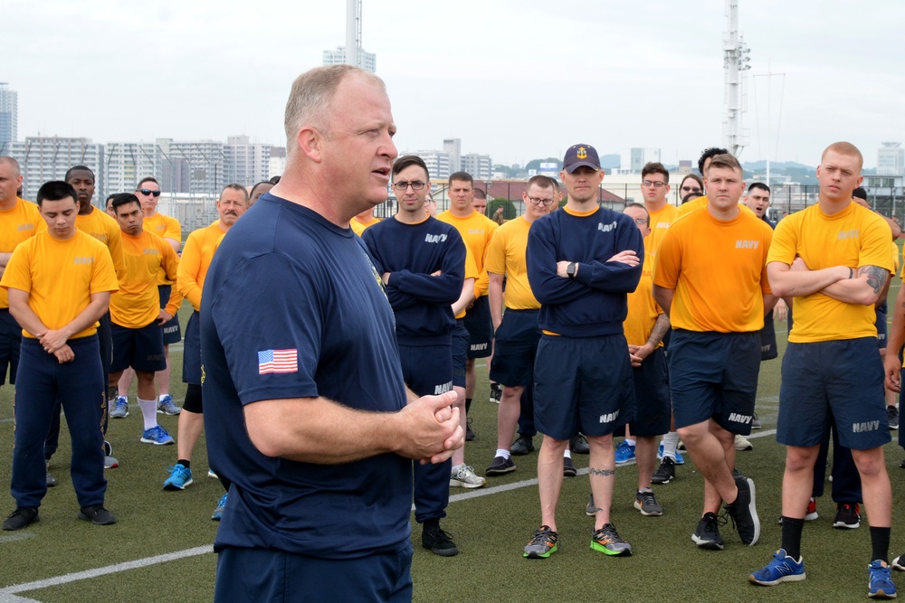 PACFLT CMC Joins FLEACT Yokosuka for PT