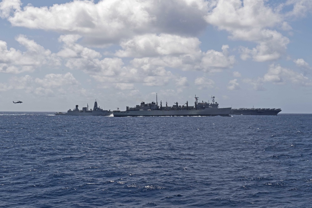 Hessen is underway for a scheduled deployment as part of the Harry S. Truman Carrier Strike Group. With USS Harry S. Truman (CVN 75) as the flagship, deploying strike group assets include staffs, ships, and aircraft o Carrier Strike Group EIGHT (CSG 8),..