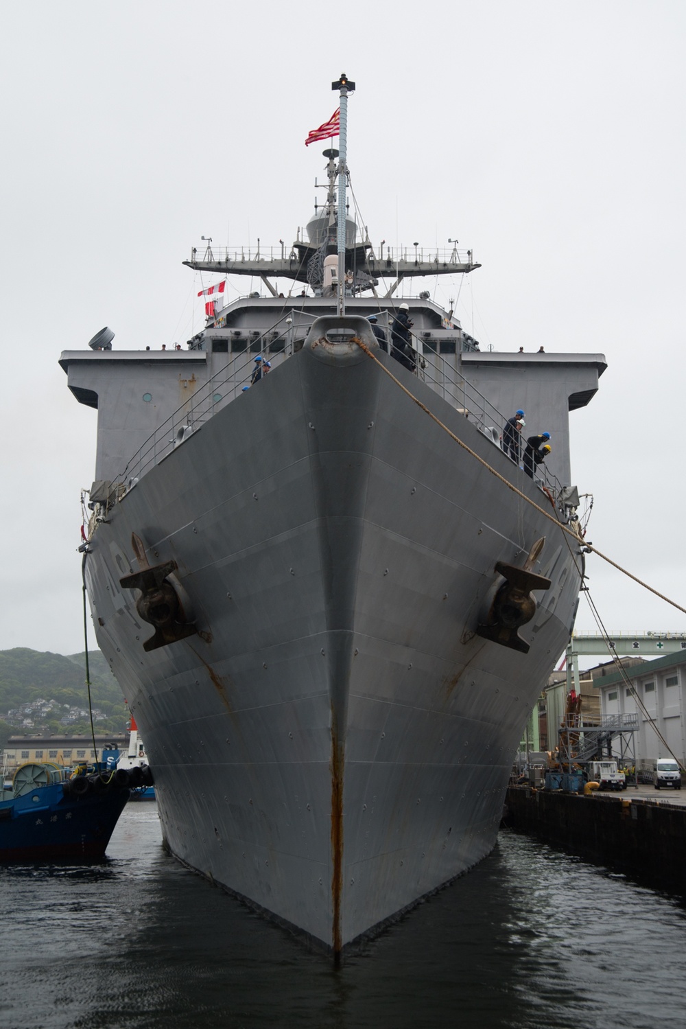 USS Ashland Returns to Sasebo