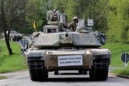 Largest tactical road march on German roads in 15 years