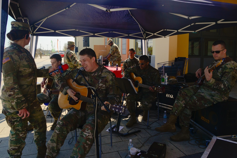 U.S. Army Europe Band and Chorus Perform at the Tower Barracks Exchange