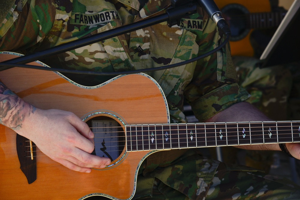 U.S. Army Europe Band and Chorus Perform at the Tower Barracks Exchange