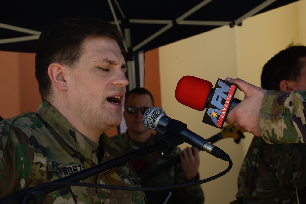 U.S. Army Europe Band and Chorus Perform at the Tower Barracks Exchange