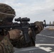 31st MEU Marines conduct a deck shoot while underway