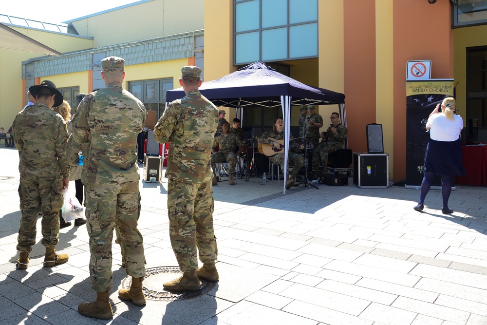 U.S. Army Europe Band and Chorus Perform at the Tower Barracks Exchange