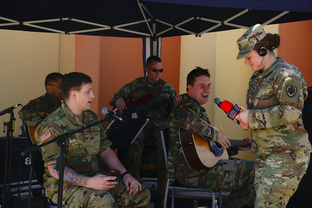 U.S. Army Europe Band and Chorus Perform at the Tower Barracks Exchange