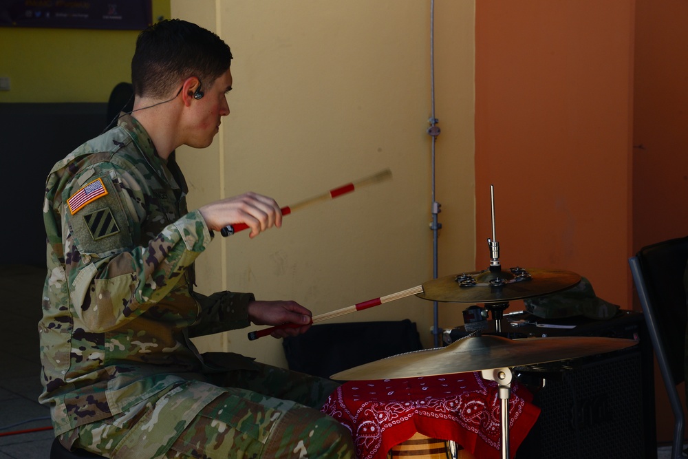 U.S. Army Europe Band and Chorus Perform at the Tower Barracks Exchange