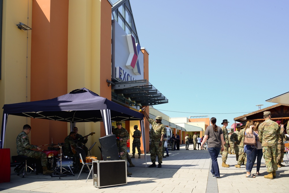 U.S. Army Europe Band and Chorus Perform at the Tower Barracks Exchange