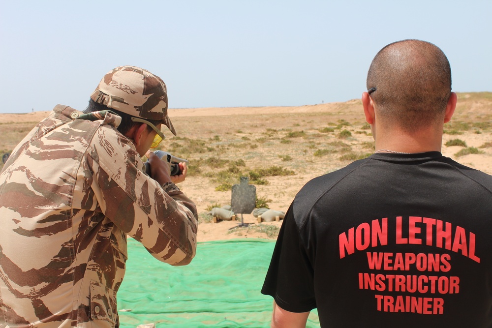 African Lion 2018 - Non Lethal Weapons Training