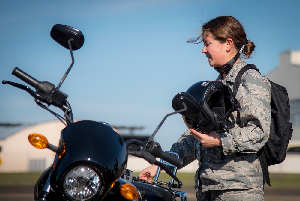 Motorcycle safety rally