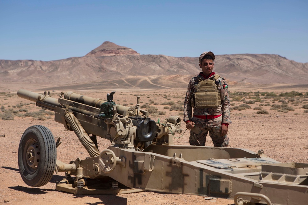 BLT 2/6 participates in Bilateral Artillery Range with Jordanian Marines in support of Eager Lion