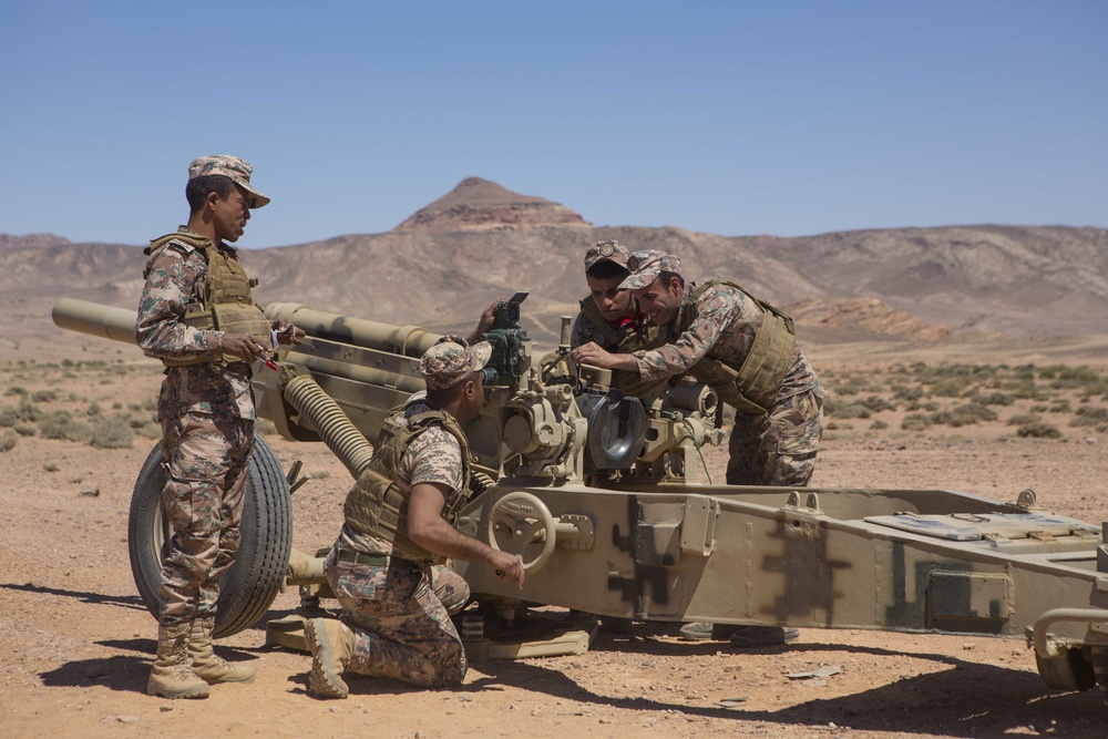 BLT 2/6 participates in Bilateral Artillery Range with Jordanian Marines in support of Eager Lion