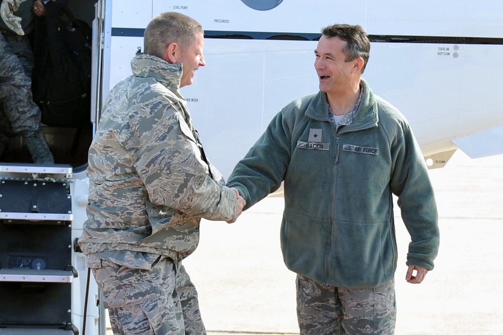 12th Air Force commander visits Offutt AFB