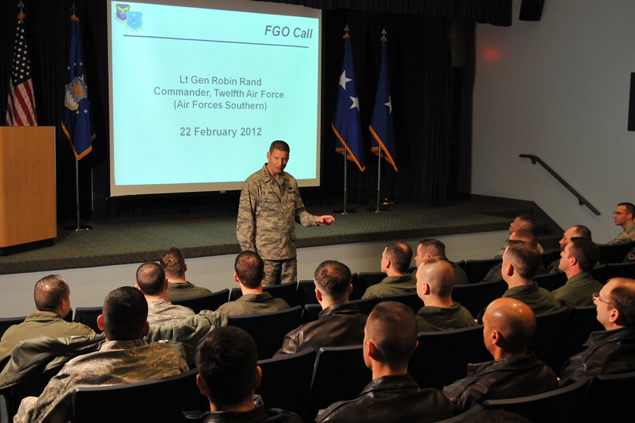 12th Air Force commander visits Offutt AFB