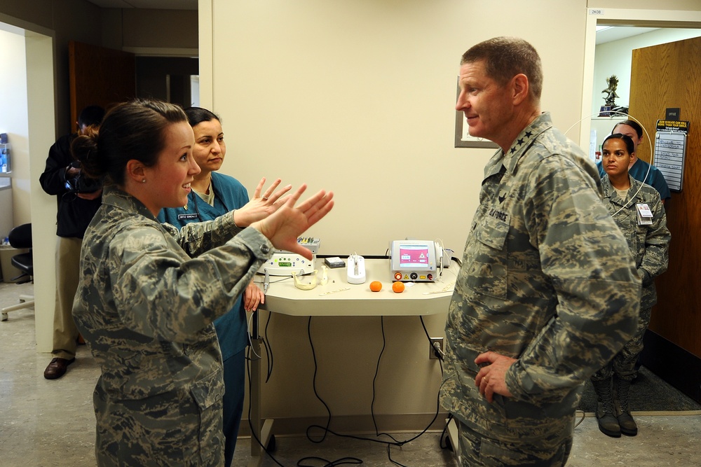 12th Air Force commander visits Offutt AFB