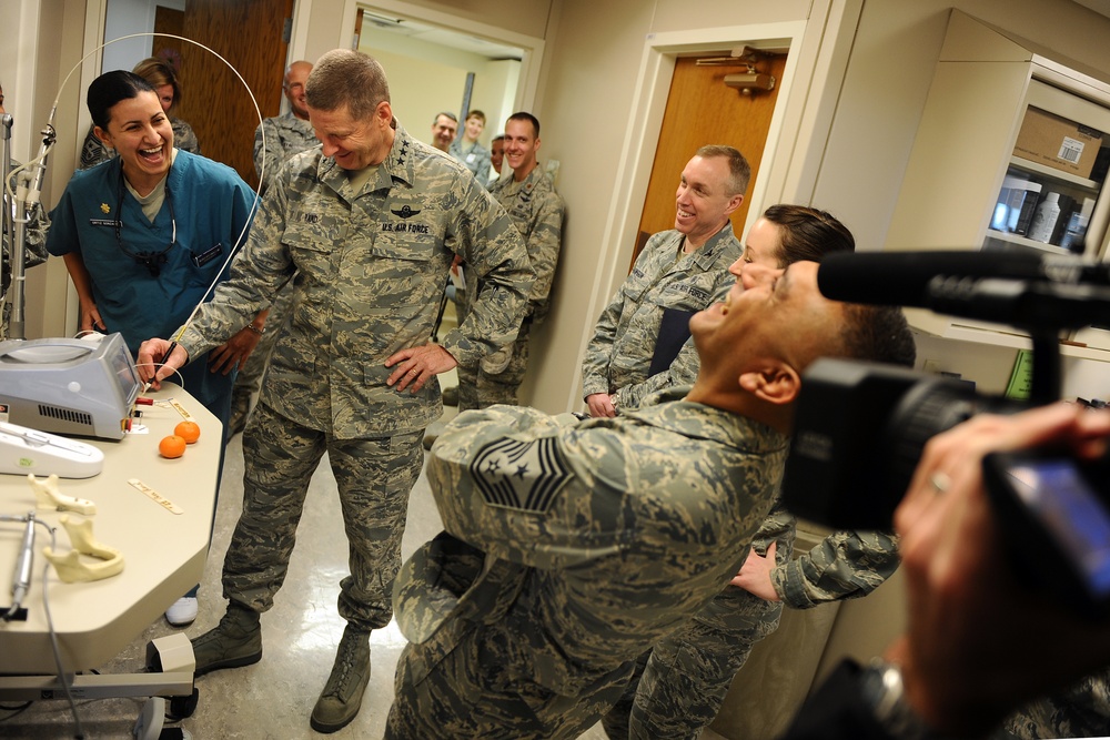 12th Air Force commander visits Offutt AFB