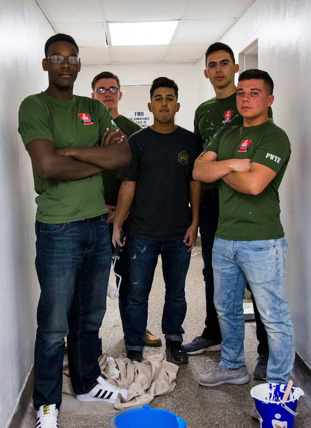 Single Marines Programs Volunteer at the Whistle Stop Thrift Shop