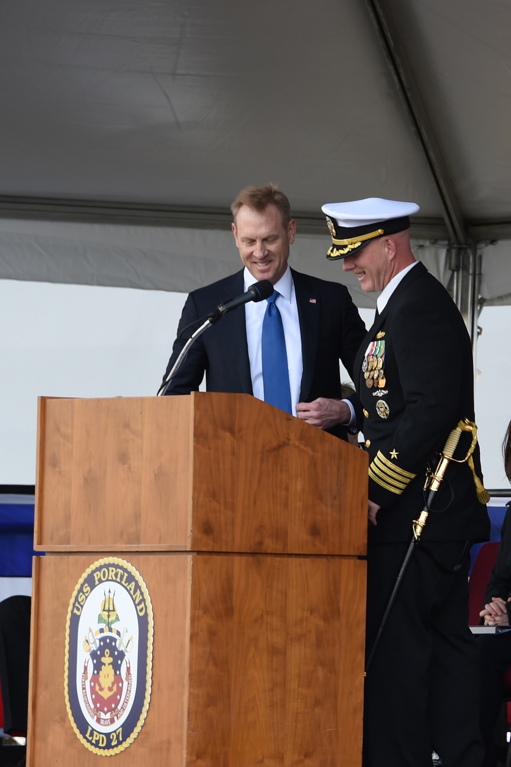 USS Portland (LPD 27) Commissioning Ceremony