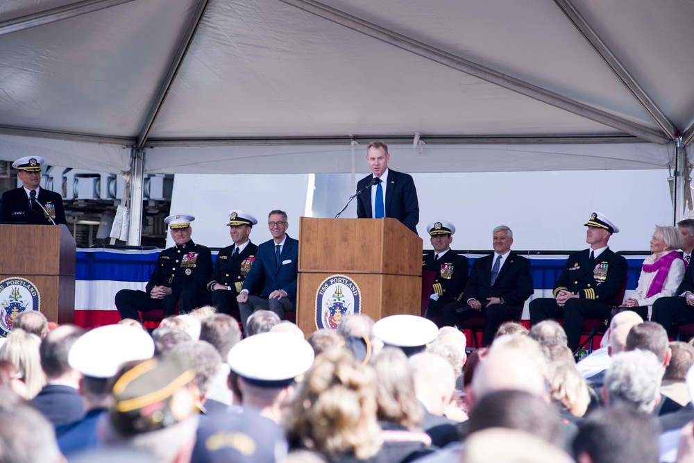 USS Portland Commissioning Ceremony